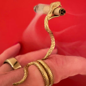 Snake in the Grass Joint Holder Ring